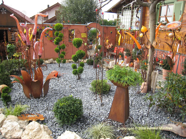 unser_garten Manfreds Gartentr&auml;ume Garten Kunst Dekoration Bild06